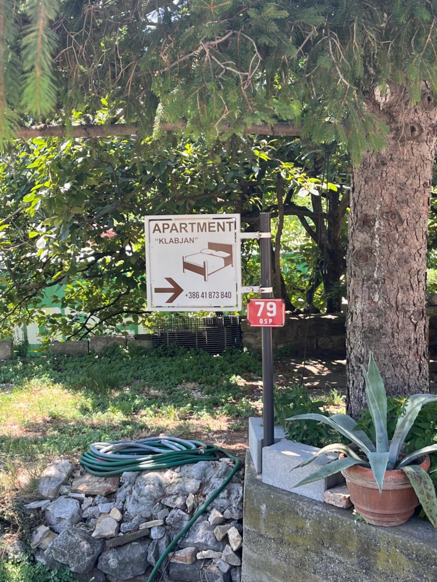 Apartmaji Klabjan - Kaki Osp Zewnętrze zdjęcie